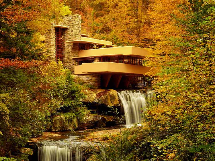 fallingwaters, frank lloyd wright, FL Wright, mill run, pennsylvania, best architecture,best architect,sthapatya, sthapatya.co